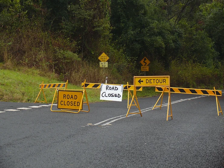 Grose Vale Road closed once again between Bowen Mountain Rd and Westbury Rd