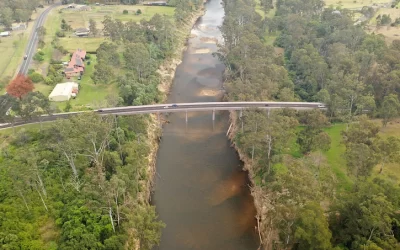 Pictures – check out the Grose River Bridge as DA is lodged – opening date expected around 2025