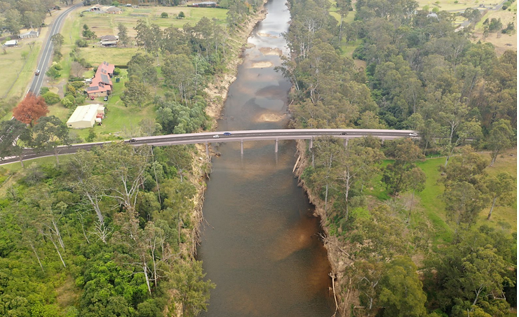 Pictures – check out the Grose River Bridge as DA is lodged – opening date expected around 2025