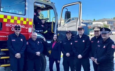 Richmond Fire Station takes delivery of new half-million dollar fire truck