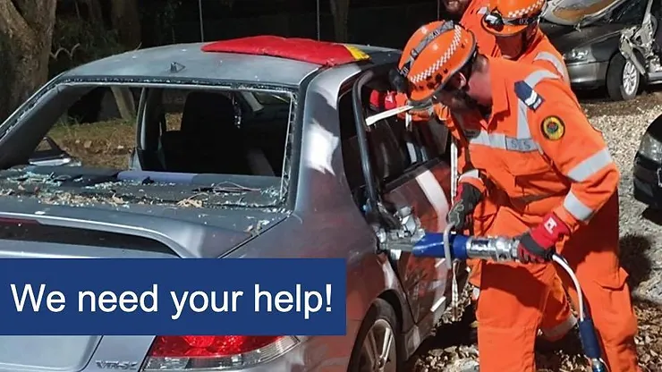 Hawkesbury SES would very much like to cut up your car, truck or farm machinery…