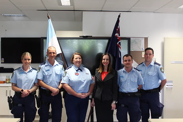 Say hello to our four new probationary constables serving with Hawkesbury Police