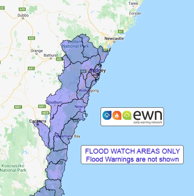 Flood Watch – Hawkesbury, Lower Nepean and Colo Rivers set for minor to moderate flooding – BOM