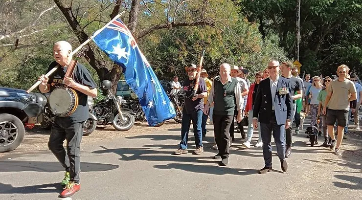 St Albans ANZAC Day march commemoration has its own unique musical style