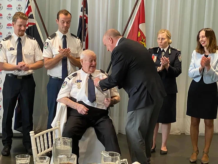 Oakville’s legendary RFS commander given top honour - Hawkesbury Post