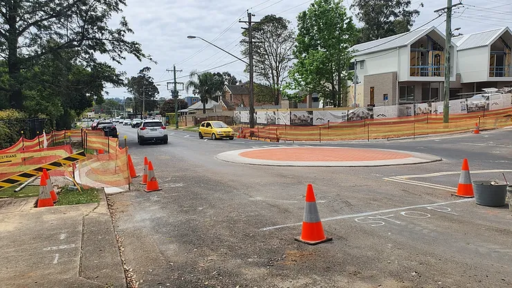 Roundabout roasting for Council as $650,000 lavished on new concrete circle, while potholes deepen