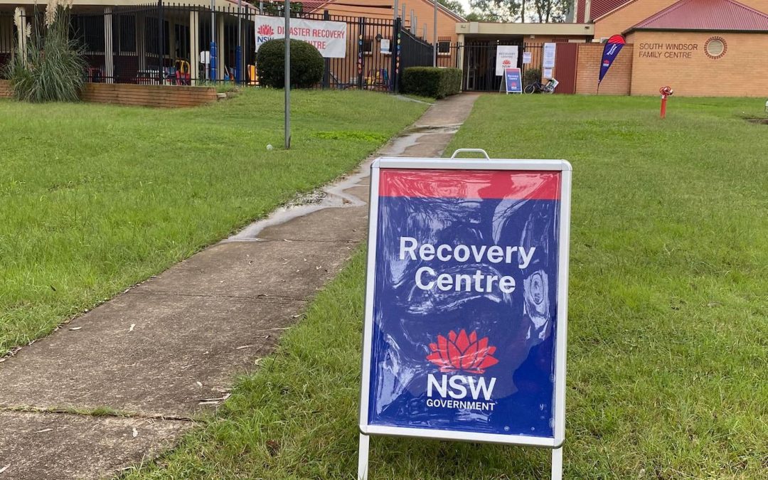 South Windsor Flood Recovery Centre open from today