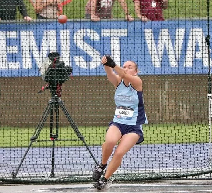 South Windsor’s Renee Hardy hammers the opposition for Australia