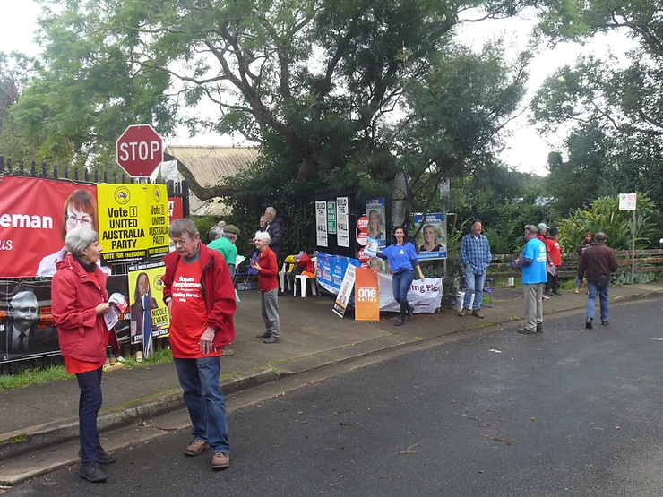 Voting well underway – early and brisk turnout west of the river this morning