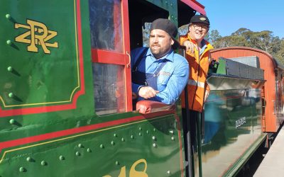 Visitors flock to take a ride on the Zig Zag Railway