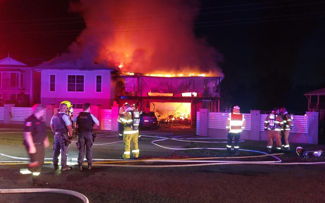 40 Fire Crews Battle Intense Blaze Through the Night