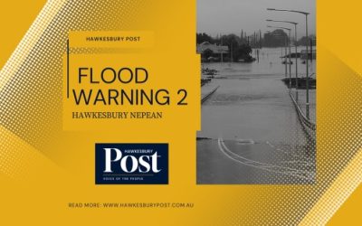 FLOOD WARNING 2 HAWKESBURY NEPEAN